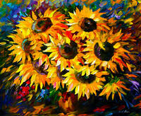 Без бренда «Собранный букет подсолнухов» в Барнауле  в интернет-магазине  Без бренда «Собранный букет подсолнухов» в Барнауле