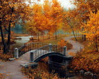 Без бренда «Осенний парк с мостом» в Барнауле 