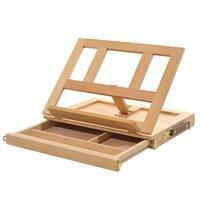 Без бренда «Коробка 10 шт.: Мольберт Две картинки этюдный ящик, настольный, хлопушка 30 см» в Барнауле 