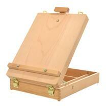 Без бренда «Коробка 6 шт.: Мольберт Две картинки этюдный ящик, настольный, хлопушка 55 см» в Барнауле 