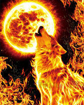 Без бренда «Огненный волк воет на луну (20шт)» в Барнауле 