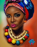 Без бренда «Портрет яркой женщины» в Барнауле  в интернет-магазине  Без бренда «Портрет яркой женщины» в Барнауле