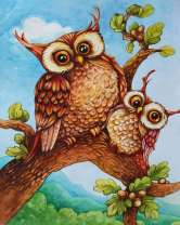 Без бренда «Совёнок с совой на ветке» в Барнауле 