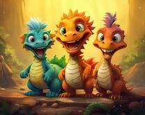 Без бренда «Милые и веселые дракончики» в Барнауле 