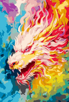 Без бренда «Разноцветный огненный дракон» в Барнауле в интернет-магазине  Без бренда «Разноцветный огненный дракон» в Барнауле