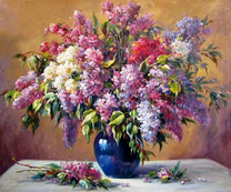 Букет свежей сирени