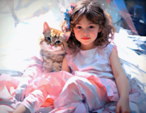 Без бренда «Девочка и пушистая кошечка» в Барнауле 