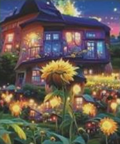 Без бренда «Сказочный домик и поле подсолнухов» в Барнауле 