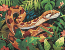 Без бренда «Маисовый полоз в зеленой листве» в Барнауле 