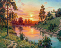 Без бренда «Вид на реку на закате» в Барнауле 
